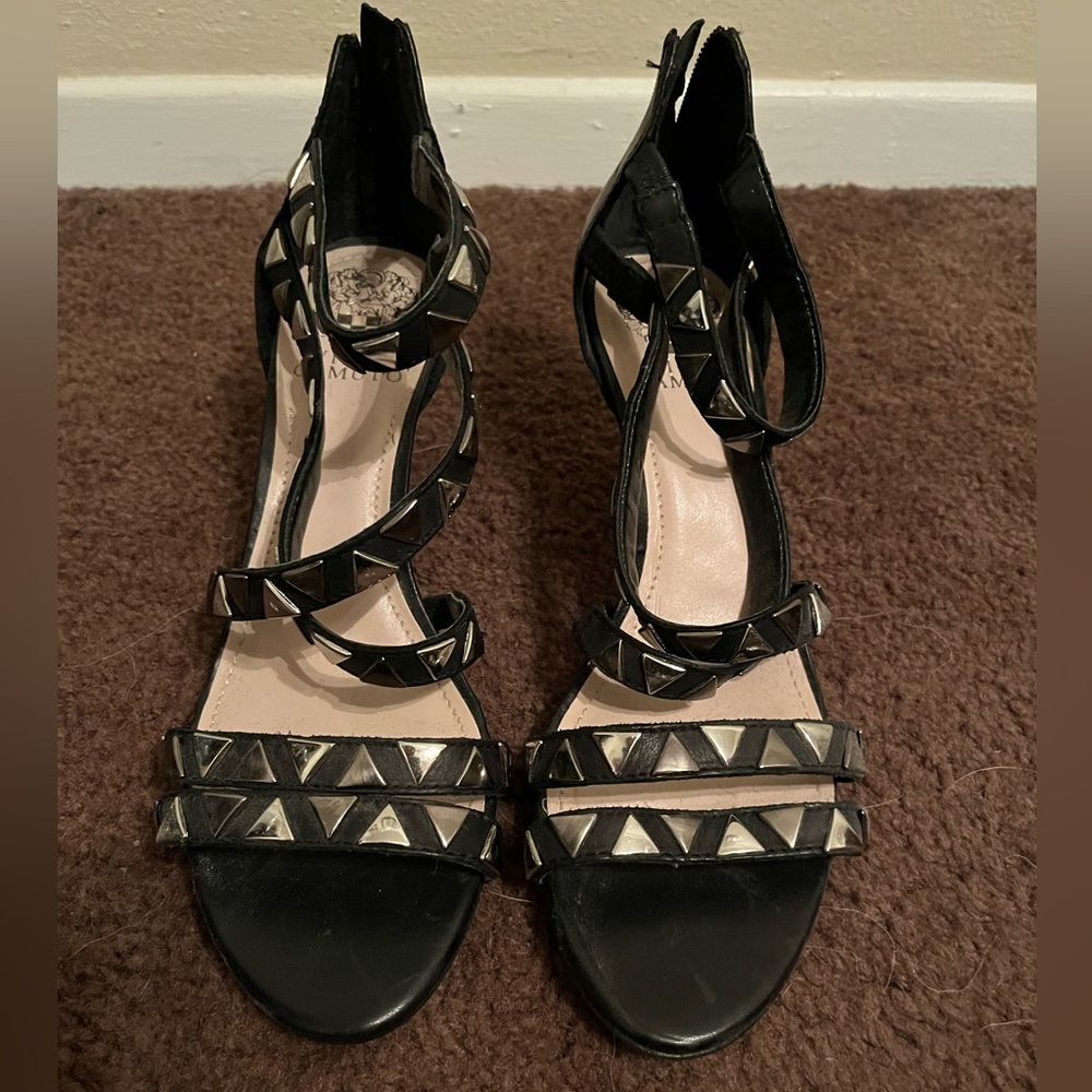 Studded Kitten Heel